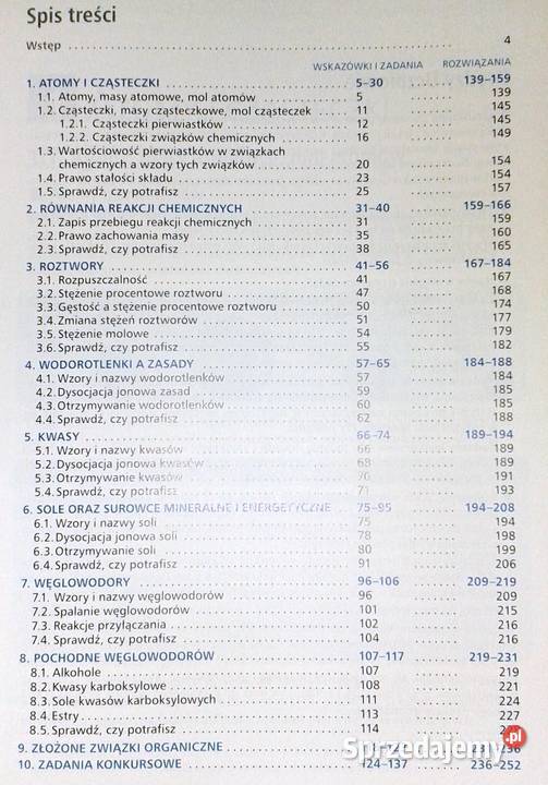 Zbiór zadań z chemii Gimnazjum 13 Maria A Bigos lubelskie Chełm