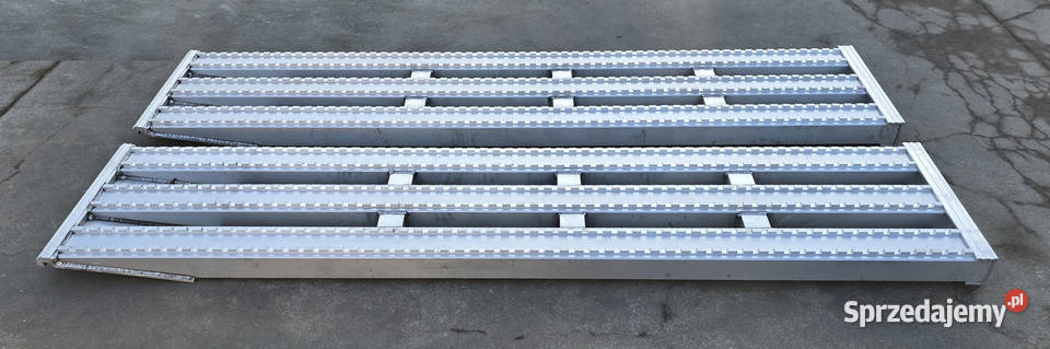Najazdy aluminiowe 11 ton 2400x610x90mm Lubanie