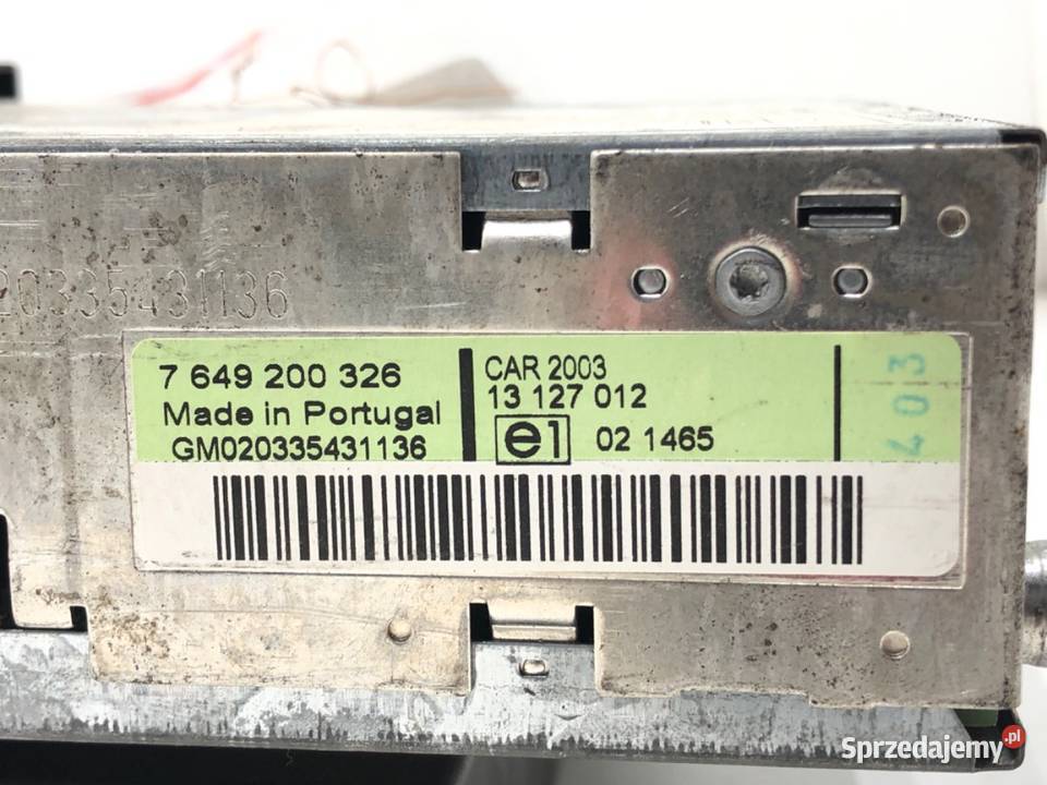 RADIO OPEL MERIVA A 13127012 0310 ODTWARZACZ