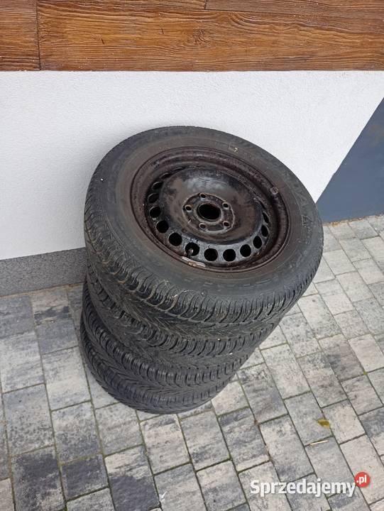 Koła stalowe 15 5 x 112 opony zimowe Niemce