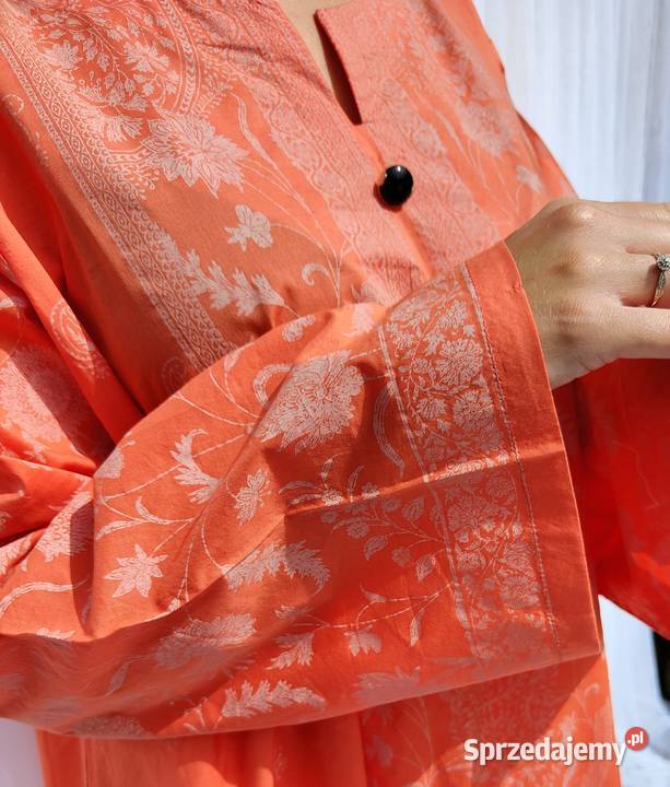 Tunika orientalna 4XL 48 5XL 50 pomarańczowa kolorowy Bluzki i koszule zachodniopomorskie Szczecin