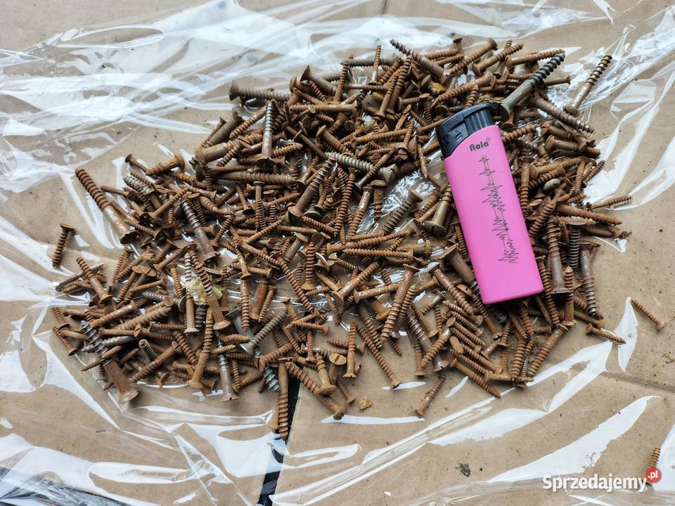 WKRĘTY DO DREWNA MEBLI STARE PRL Kamień-Kolonia