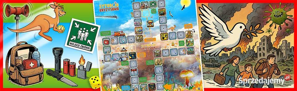 Gra XXL SYTUACJA KRYZYSOWA DZIECI do skakania