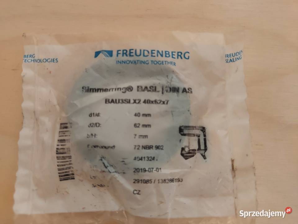 Simmering freudenberg BAU3SLX2 40x62x7 Pozostałe Kraków