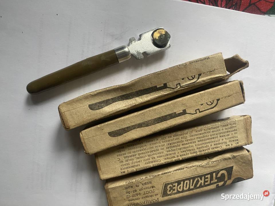 Nóż do cięcia szkła ruskie