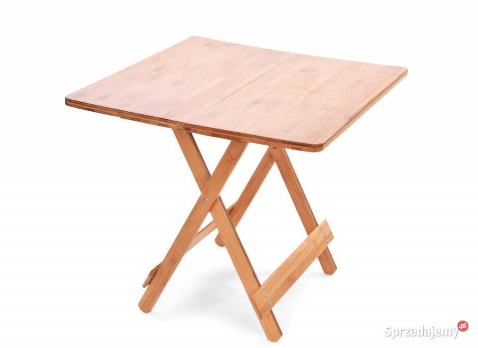 SKŁADANY BAMBUSOWY STOLIK GoEco sprzedam