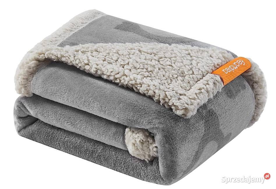 Wodoodporny koc psa dwustronny polarowy Łódź