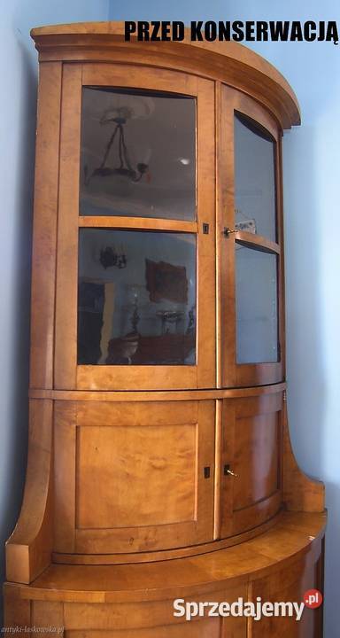 Rogówka narożnik Biedermeier brzoza Sopot