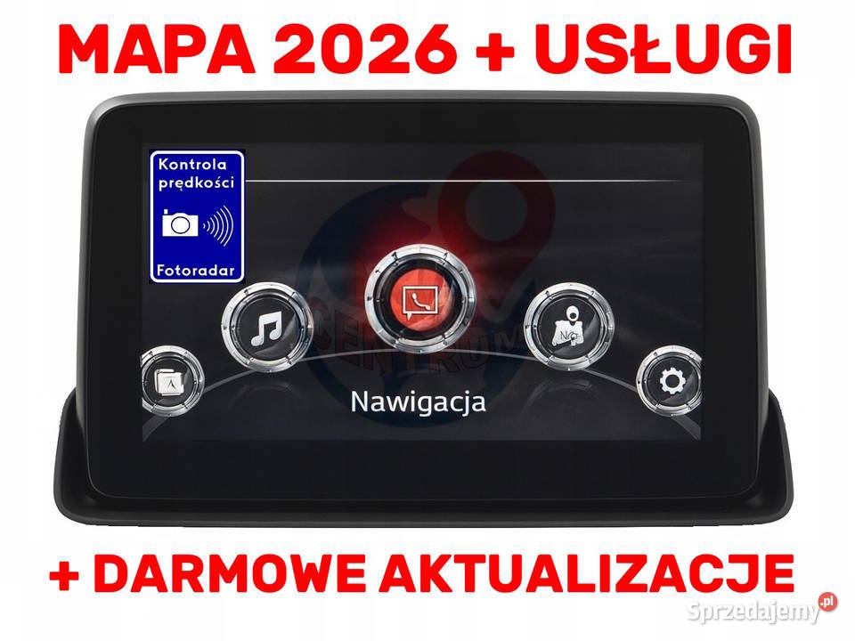 Mazda Connect Mapy 20262027 Android Auto CarPlay Kłodawa