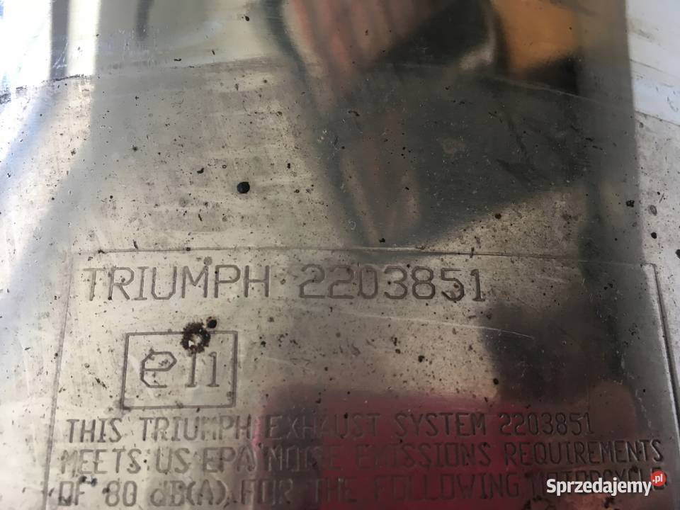 TRIUMPH Daytona 675 0608 Tłumik Wydech Łobżenica