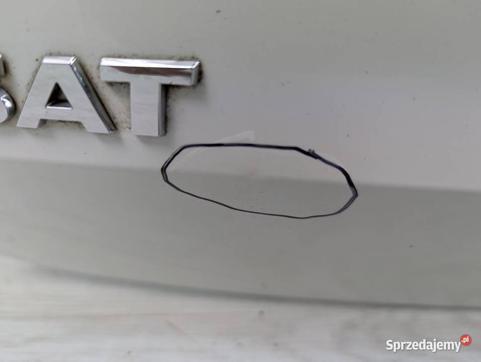 KLAPA POKRYWA BAGAŻNIKA SEDAN VOLKSWAGEN PASSAT