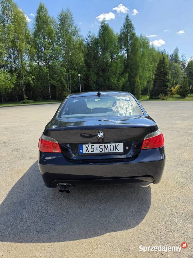BMW E60 525i M54B25 2004 Mpakiet Shadowline pomorskie Kaliska Kościerskie