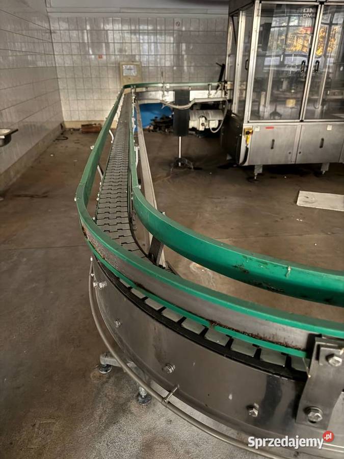 Transporter przenośnik płytkowy taśmowy stal Warka