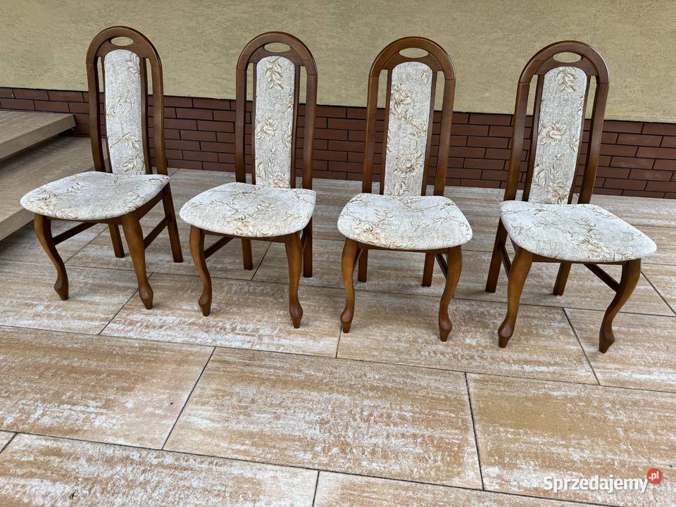 Stół okrągły rozkładany stylowy Ludwikowski Sulbiny