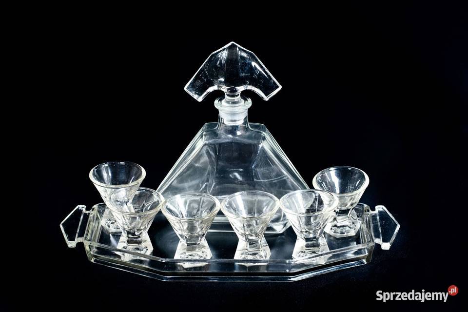 stary Zestaw do likieru alkoholu Stolzle Huta mazowieckie Warszawa