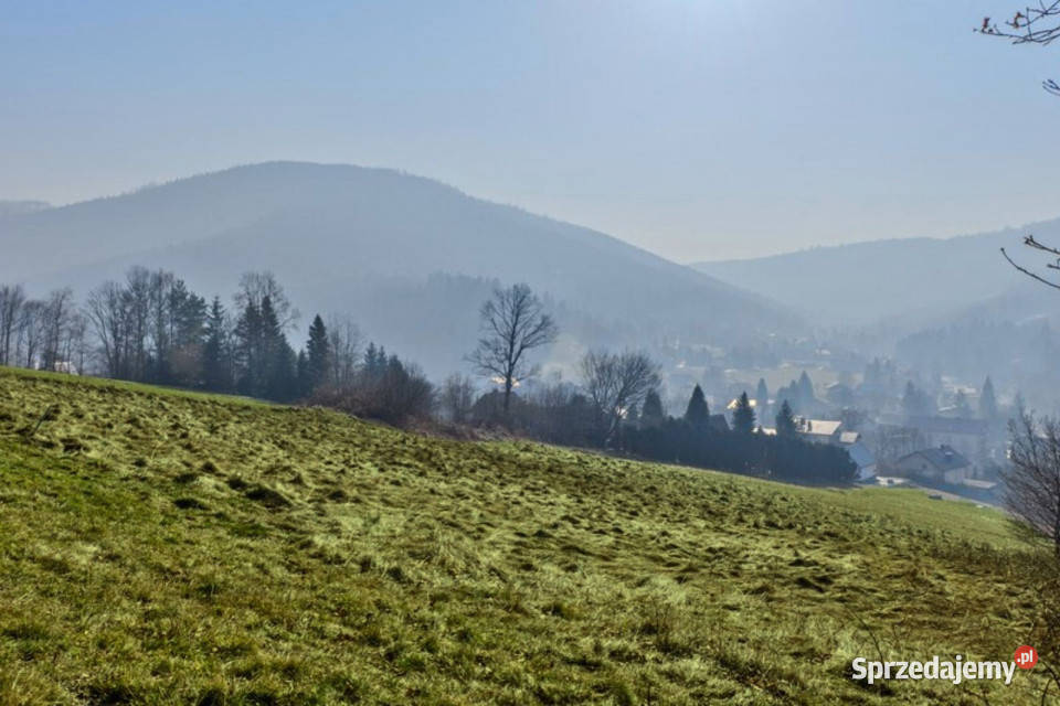 Widokowa działka odkryj spokój w Beskidach 2044m2 Brenna