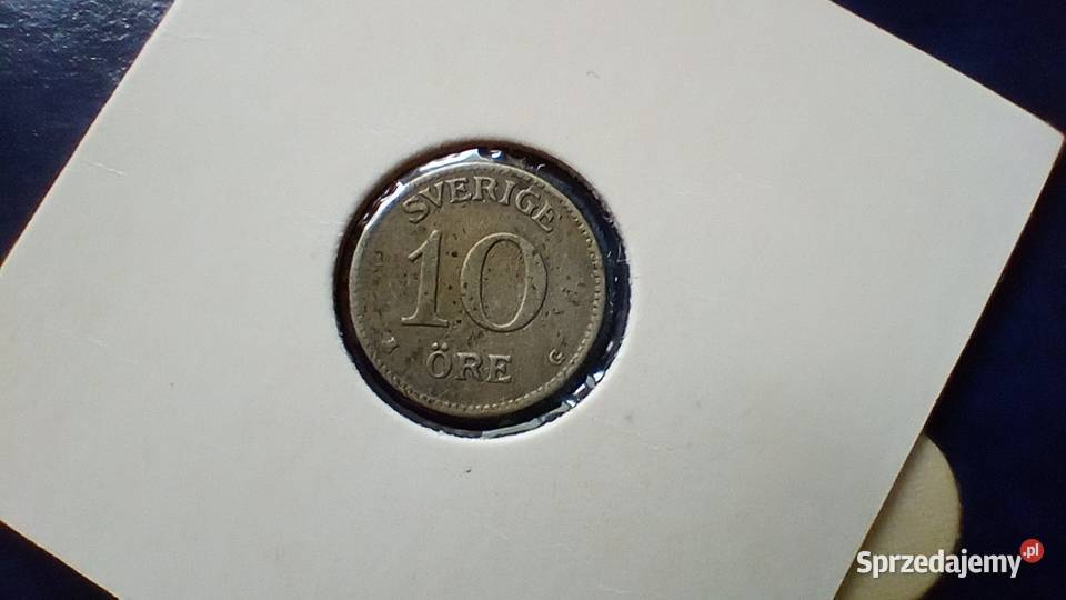 Stare monety 10 ore 1939 Szwecja srebro podkarpackie sprzedam