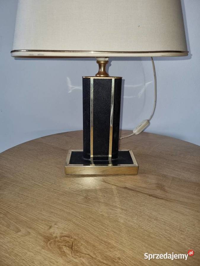 Lampa stołowa lata 7080 vintage Oświetlenie wielkopolskie Wola Podłężna