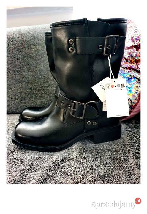 RESERVED PREMIUM skórzane buty kozaki botki wielkopolskie Leszno
