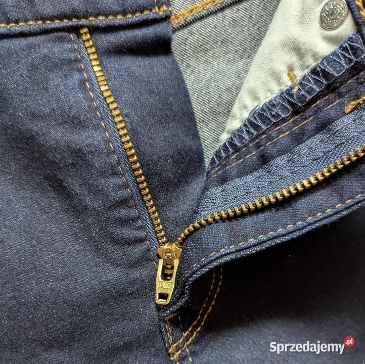 Levis Mile High Super Skinny Jeansy Blue Denim mazowieckie Warszawa