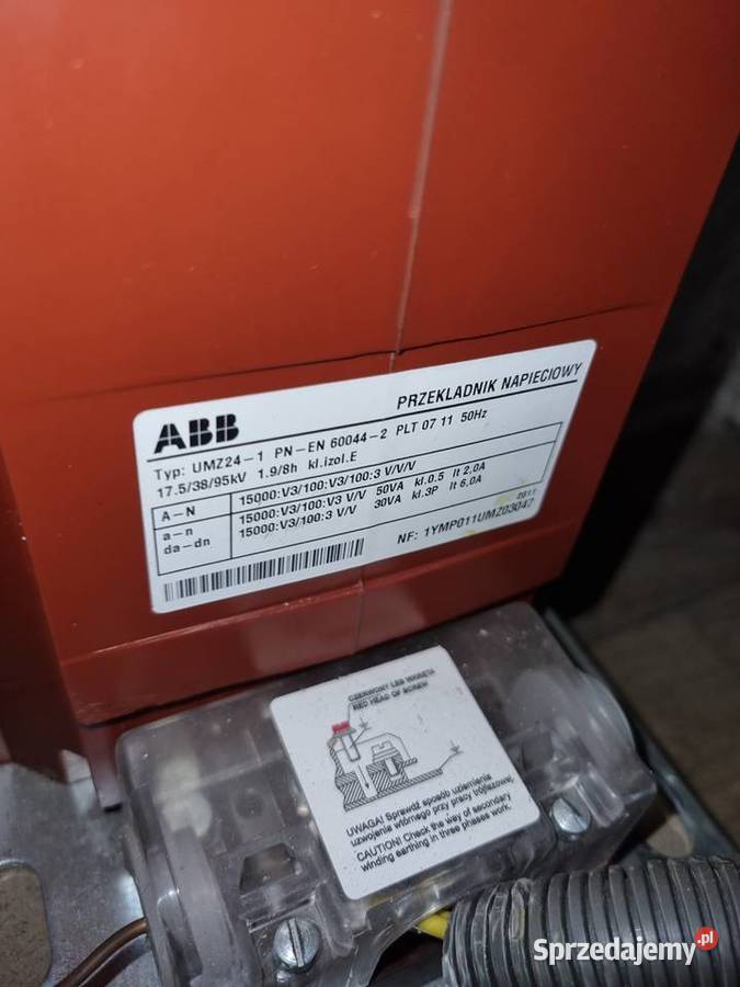 Przekładniki napięciowe ABB UMZ 24 1220kV Gdańsk