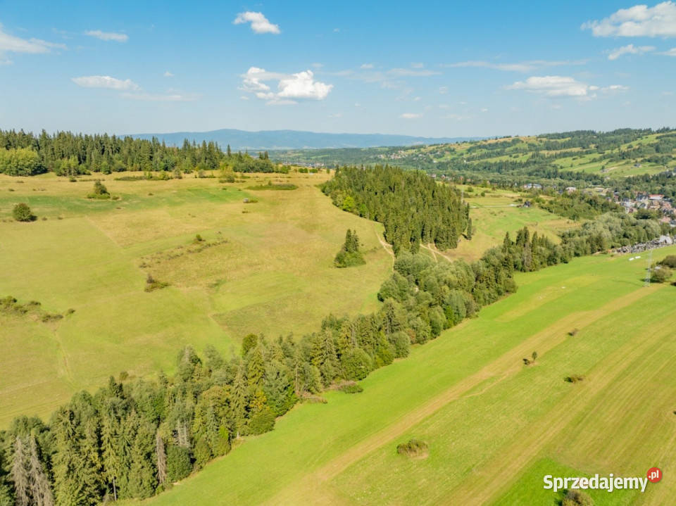 Działka rolna z widokiem na Tatry Biały Dunajec Nieruchomości małopolskie