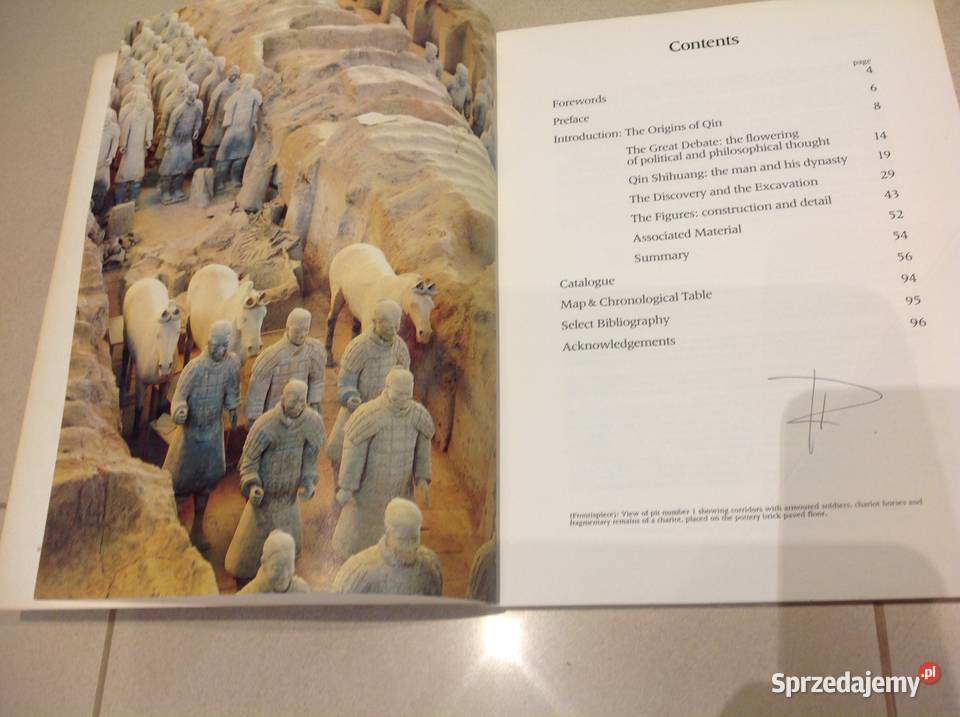 Książka Archeologiczna Qin Shihuang Terakota Nowa Sól
