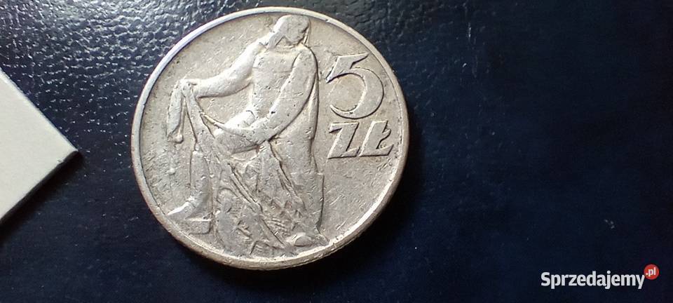 Stare monety 5 złotych 1973 Rybak PRL Polska Lesko sprzedam