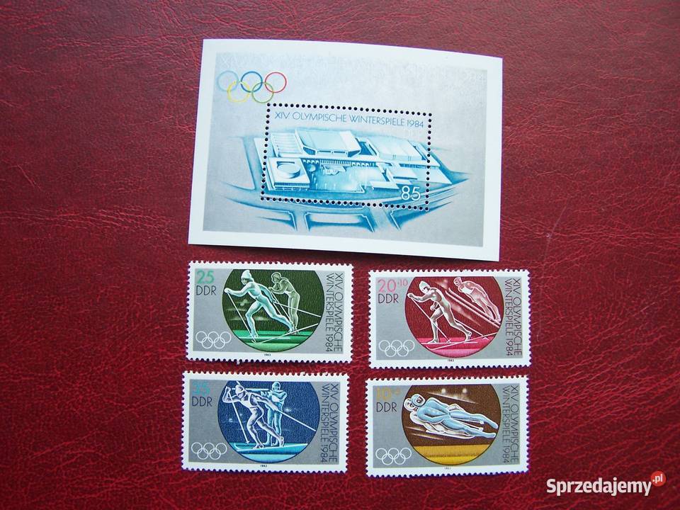 NRD DDR 1984 MNH Mi 283942 Sport Olimpiada Tychy