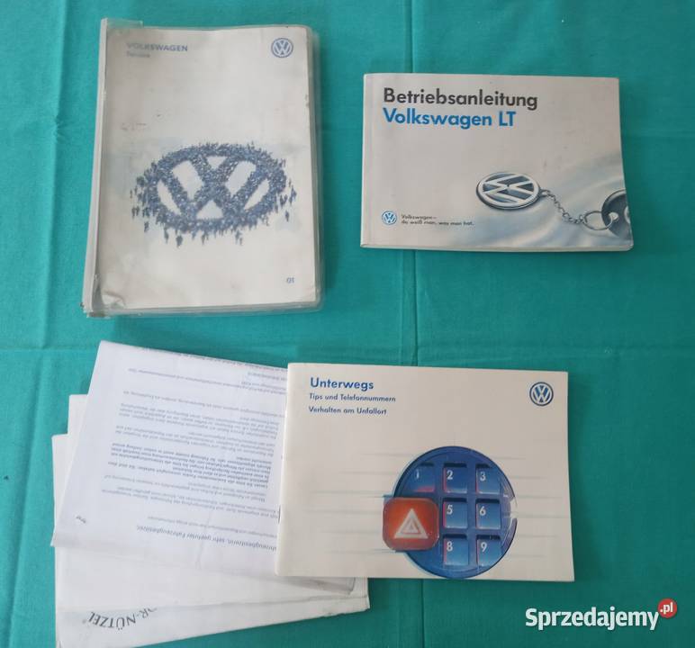 VOLKSWAGEN LT Instrukcja Obsługi Etui KOMPLET motoryzacja, transport