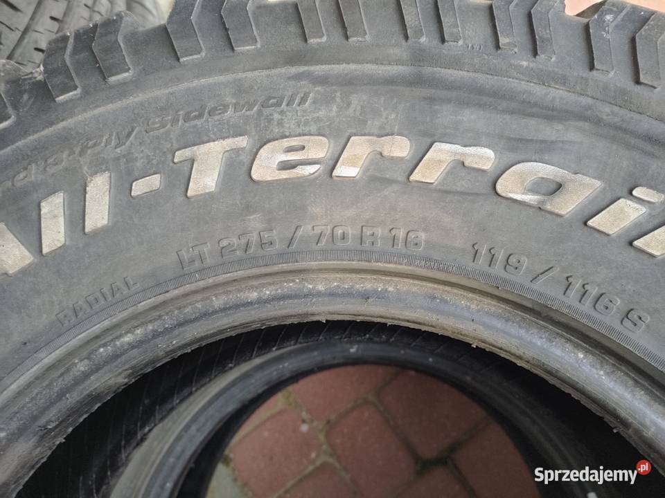 opony BFGoodrich AT 2757016 16cale sprzedam