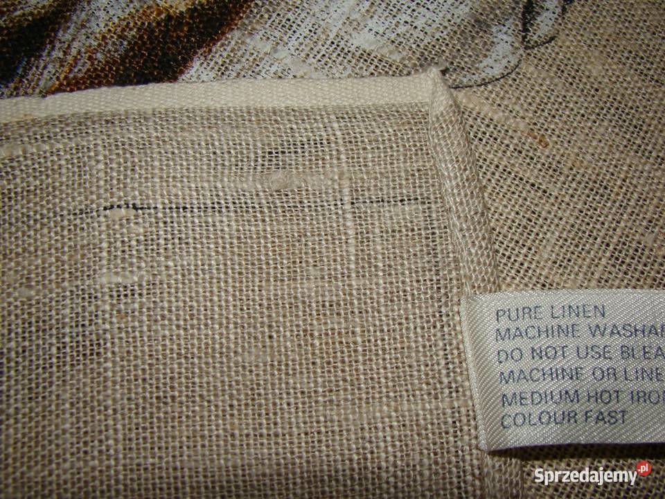 Ściereczxka Kuchenna Konie 80x45 LEN 100 beżowy Wolsztyn