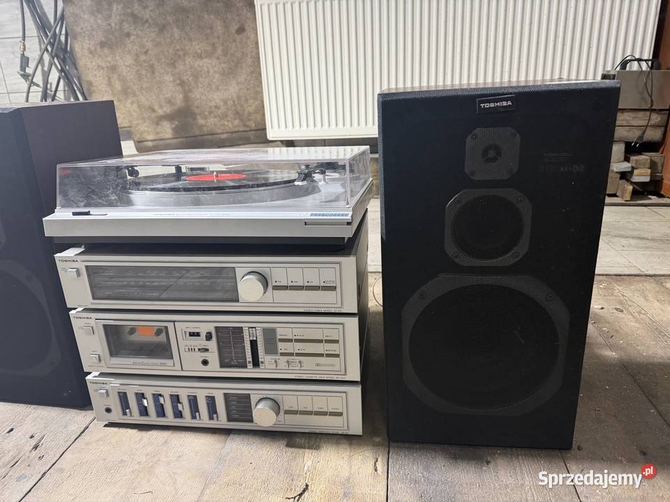 Gramofon stereo składanka TOSHIBA stan super dolnośląskie sprzedam