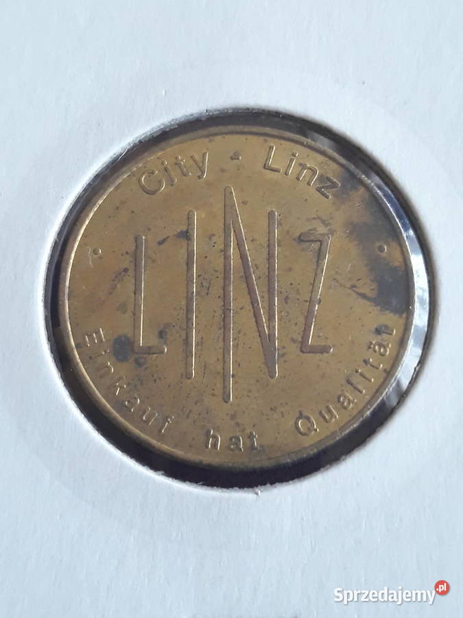 Żeton Austria Linz do parkomatu Konin