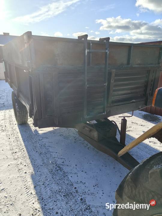 Przyczepa jedno osiową wywrotka Łagów