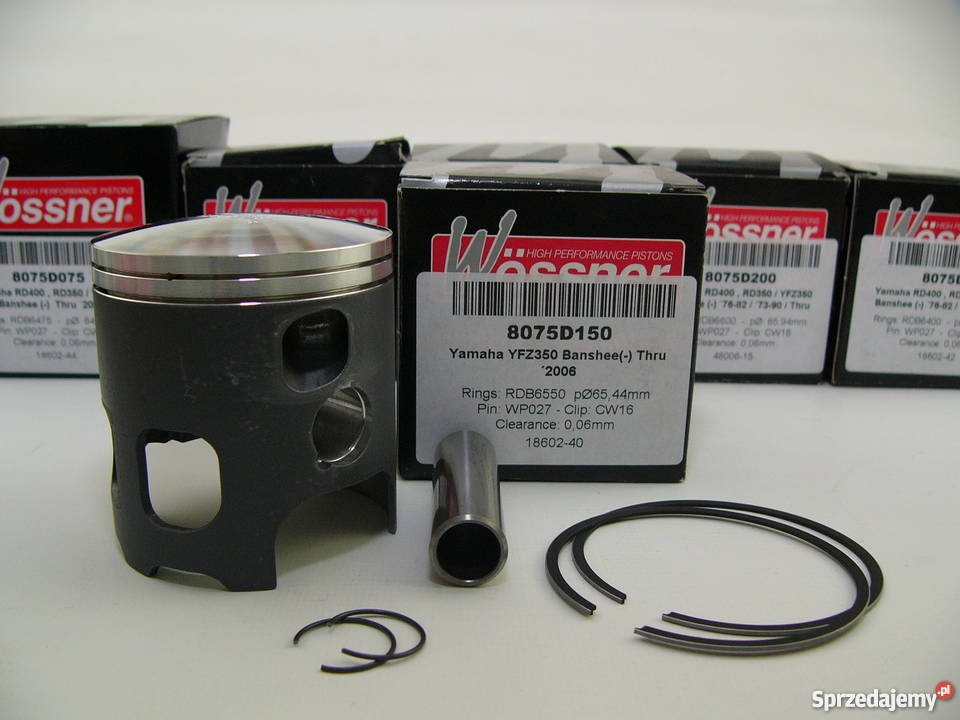 TŁOK komplet tłokowy WOSSNER 6544 mm RD 350 YFZ śląskie Zabrze
