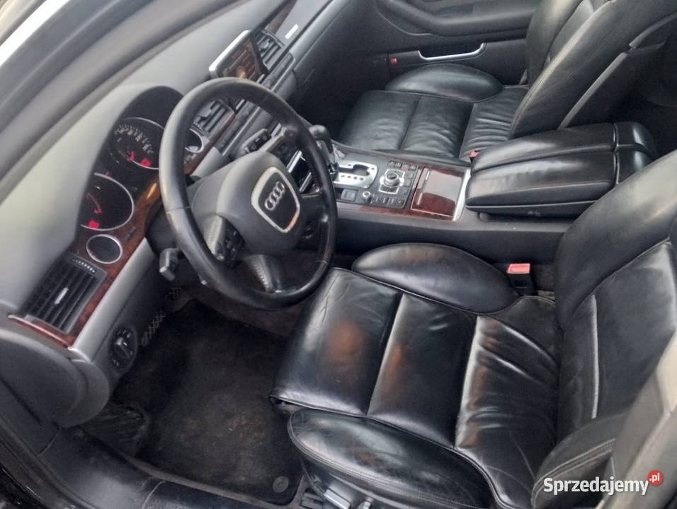 Audi A8 D3 30 TDI quattro Delikatnie uszkodzone ogranicznik prędkości wielkopolskie Grabów nad Prosną