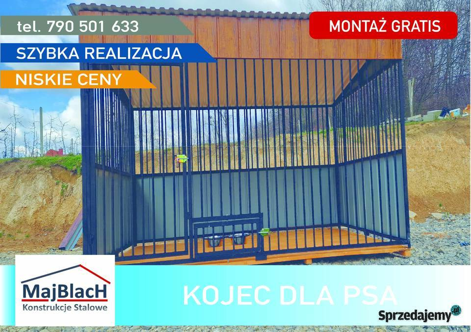 Kojec Psa Dowolny Wymiar prosto producenta Pozostałe Busko-Zdrój