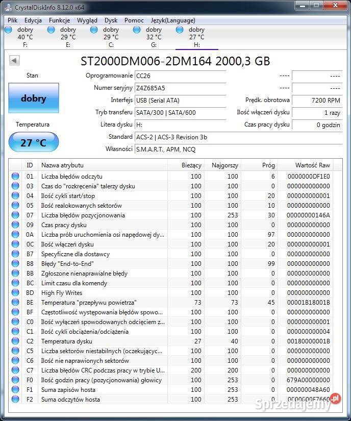 Dysk 2TB SATA III 35 BarraCuda ST2000DM006 lubelskie Tomaszów Lubelski