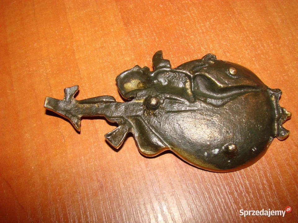 mosiężna popielniczka Pruszcz Gdański