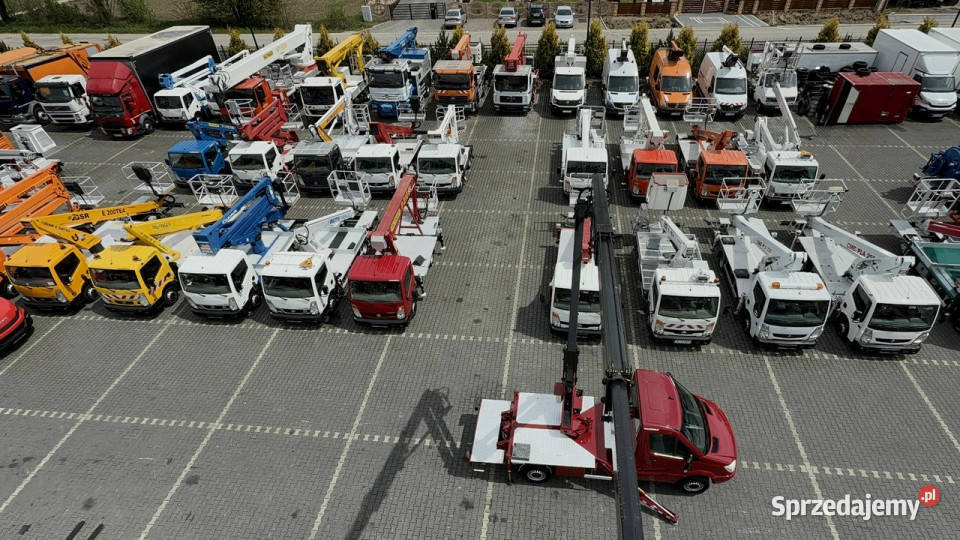 Mercedes Sprinter Podnośnik Koszowy 20m CMC zarejestrowany w Polsce Widełki