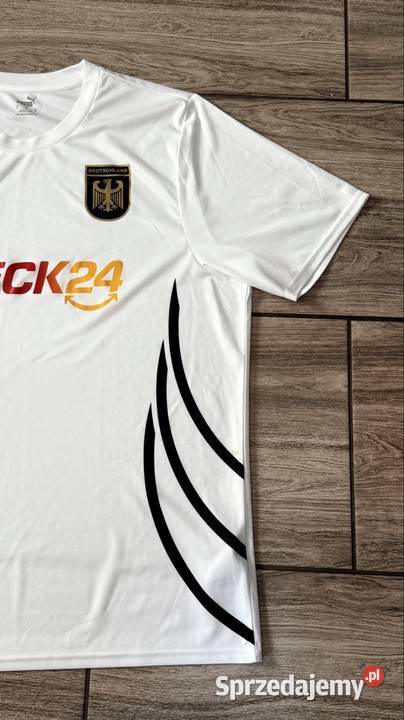 Biała koszulka Niemiec Check24 firmy Puma biały dolnośląskie Bolesławiec