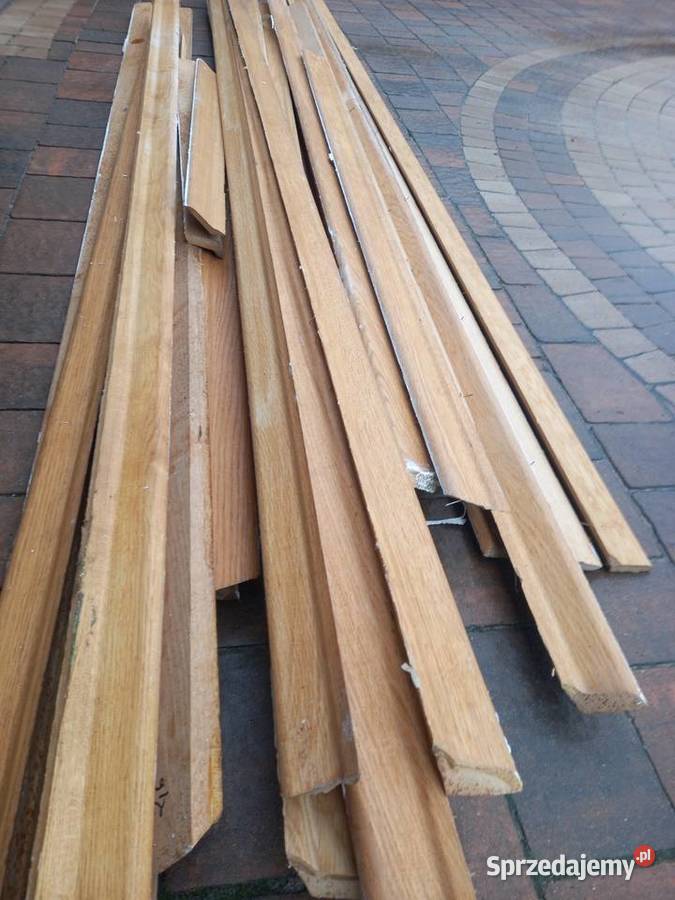 Listwy podłogowe dębowe okolo 90 MB Listwy i profile wielkopolskie Śrem
