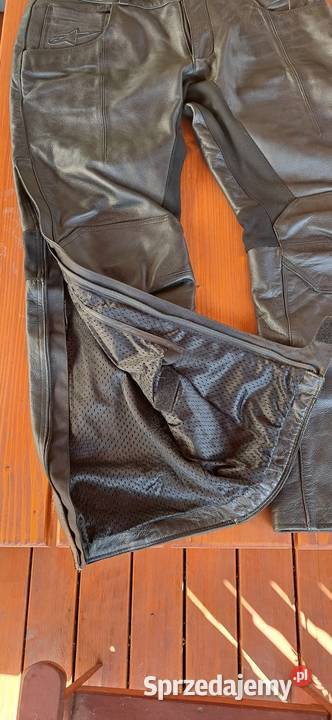 Spodnie motocyklowe skórzane Alpinestars męskie