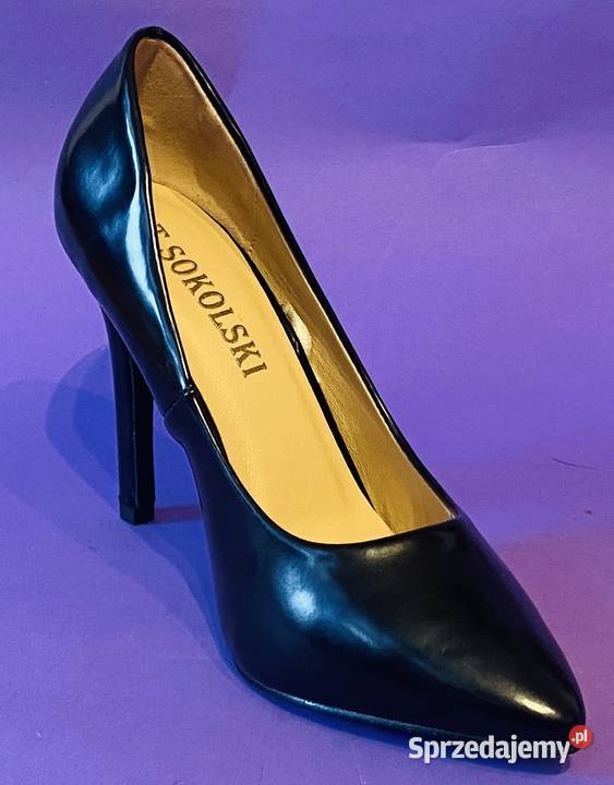 Czarne szpilki 105 rozmiar 36 807 czarny Czółenka Żyrardów