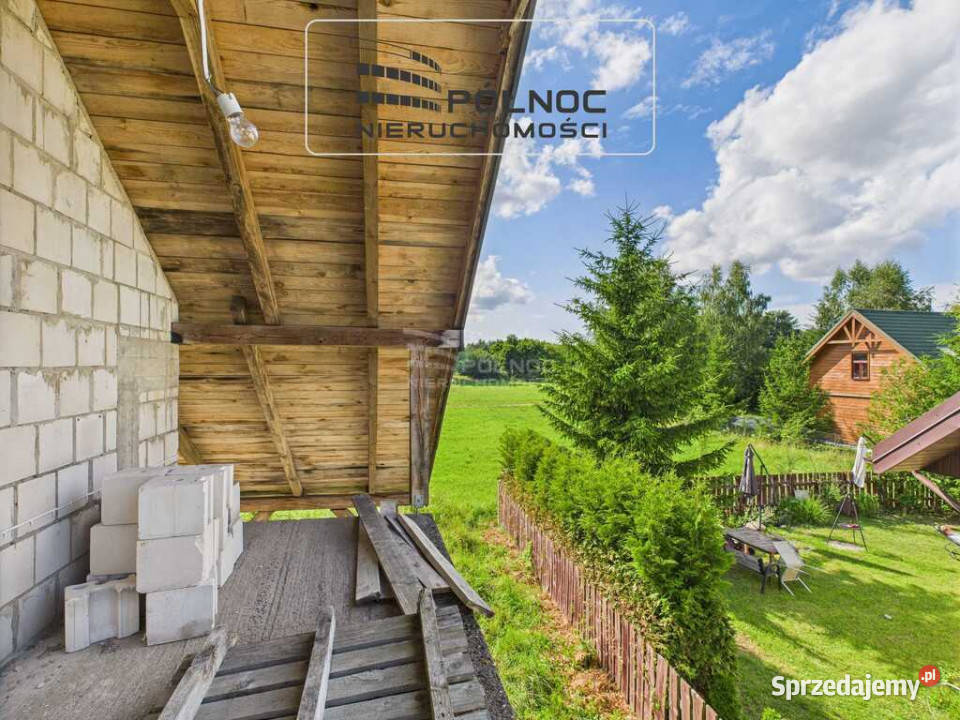 NOWA Dom na Mazurach Sokoły Jeziorne wolnostojący sprzedam