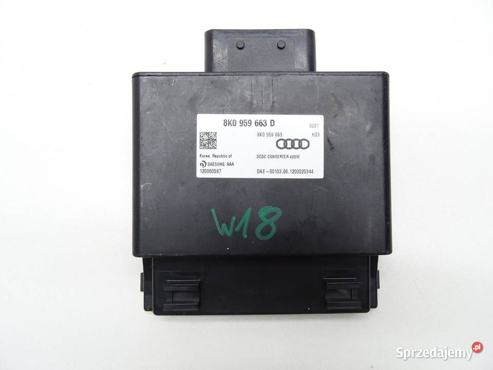 MODUŁ STEROWNIK STABILIZATOR NAPIĘCIA 8K0959663D