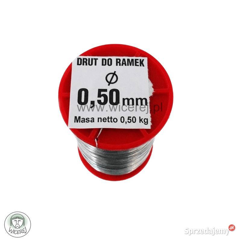 Drut pszczelarski do ramek 05mm 050 stal Jaśliska
