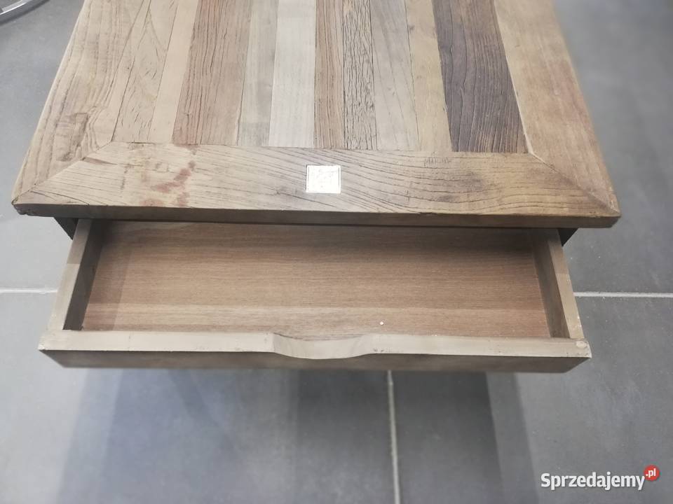 Rivira Maison Stół kawowy drewno wiązowe 60x 39 Tarnów