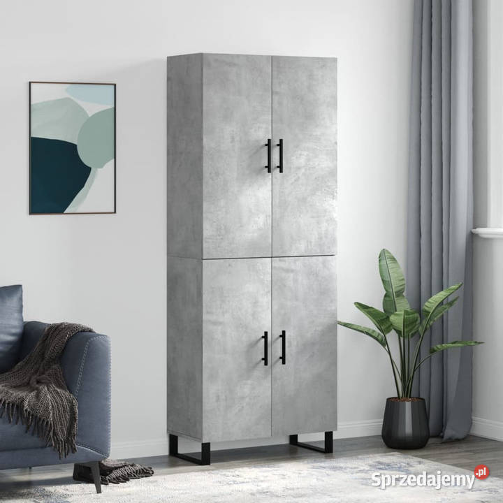 Witrynka szarość betonu 695x34x180 materiał Warszawa